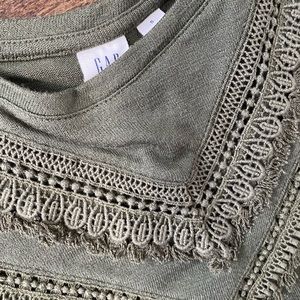 GAP olive green sweater tank